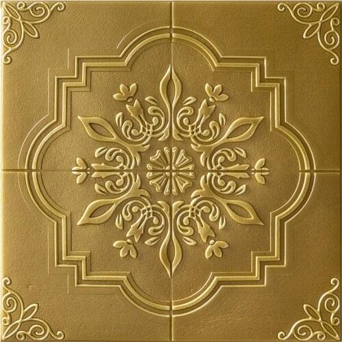 Roof Ceiling Wallpaper 3D PVC Self-adhesive Wall Sticker Waterproof Wallpaper for Living Room Bedroom Decor Sticker Contact Pape