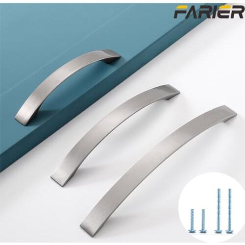 Cabinet Handles Knobs Aluminum Alloy Door Kitchen Knobs Cabinet Pulls Drawer Furniture Handle Hardware