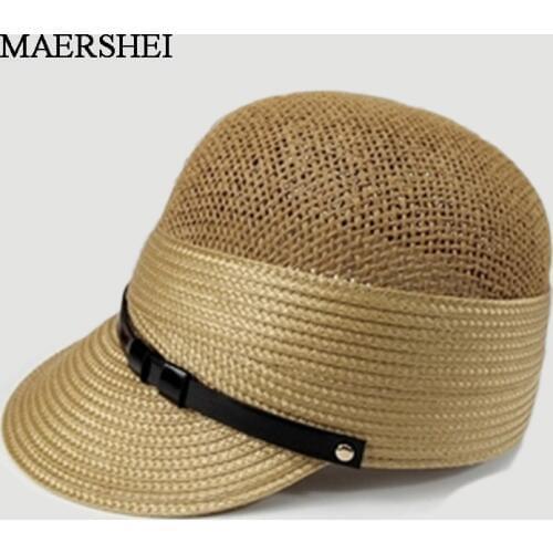 MAERSHEI Equestrian Kentucky Derby Hats Visor Sobrero Sun Hats for Women Man Large Brim Straw Hat Summer Hat For Women Beach Cap