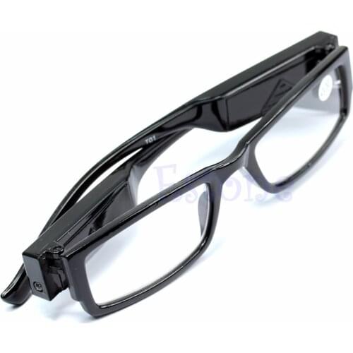 Multi Strength Eyeglass LED Reading Glasses Spectacle Diopter Magnifier Light UP Dropshipping