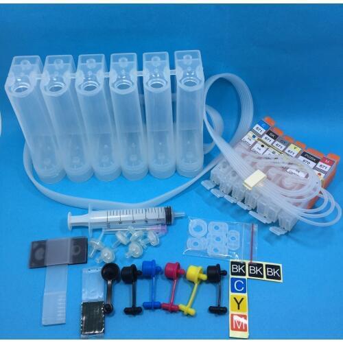 YOTAT 6color PGI-670XL CISS ink cartridge PGI670 PGI-670 CLI-671 with chip for Canon PIXMA MG7760 MG7765 MG7766 (Australia)