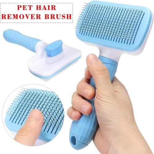 1pc Cat Dog Massage Square Comb Grooming Professional Pet Hair Remover Shedding Brush Tool High Quality Pet Dust Cleaner