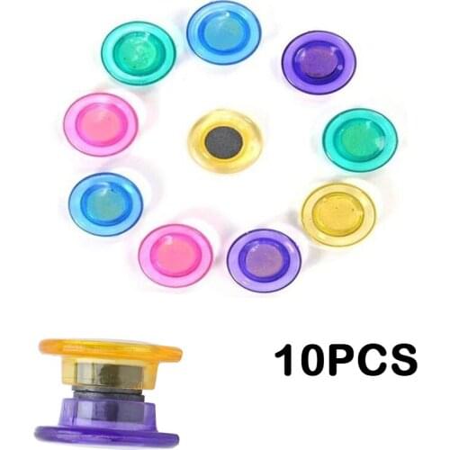 10pcs/Board Transparent Magnetic Particles 20mm Magnetic Particles Office Drawing Board Accessories