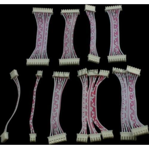 10pcs PH 2.0mm 10cm Wire Cable Double Connector 2P 3P 4P 5P 6P 7P 8P 9P 10P