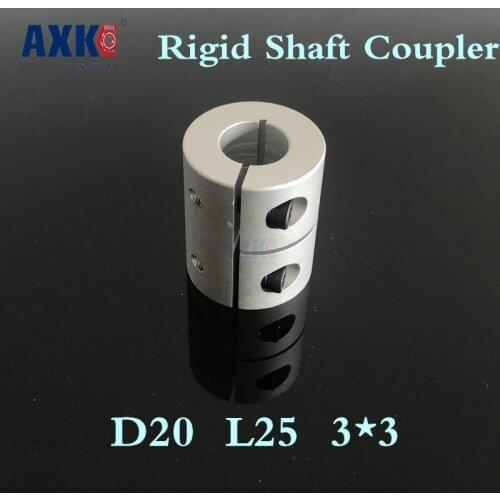 2021 Promotion Rolamentos Rodamientos Bearing Axk 2pcs Rigid Shaft Coupler 3mm To Stepper Servo Motor Coupling D20 L25 3x3mm