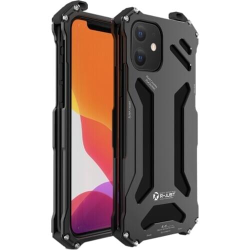 Luxury Case For Iphone 12 Se Aluminum Metal Heavy Duty Armor Cover For Iphone 11 Xs X Pro Max Shockproof Dropproof Bumper Frame