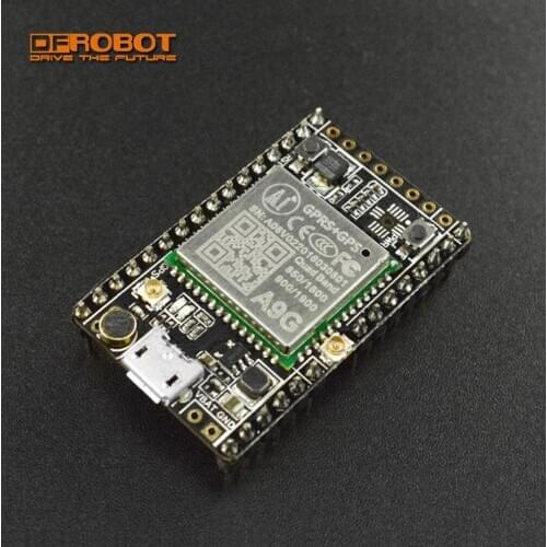 DFRobot A9G Quad-band GSM GPRS GPS Module RDA8955 32 bit RISC core support phone voice call for IoT vehicle-mounted equipment