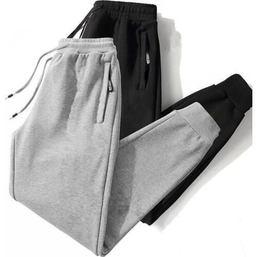 2020 New Men Joggers Brand Male Trousers Casual Pants Sweatpants Jogger Splicing Zipper Elastic Cotton Fitness Workout Pants 5xl