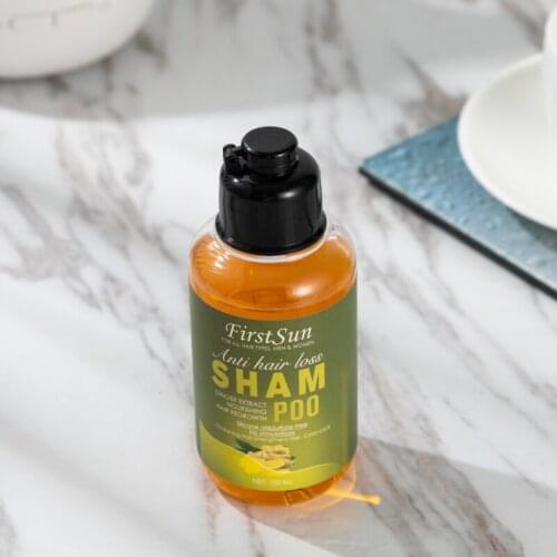FirstSun Ginger Ginseng Extract Hair Shampoo Essence Treatment for Prevent Hair Loss Nourish Roots Thick Shiny