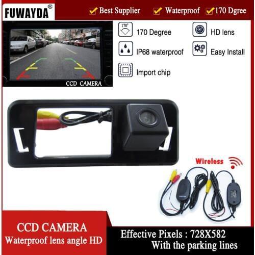 FUWAYDA Free shipping !! Wireless CCD HD Camera For Subaru XV Car Rear View Reverse Back Color 170 DEGREE Camera