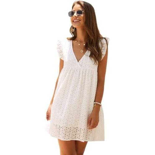 Jospoo Summer Short Sleeve Dresses