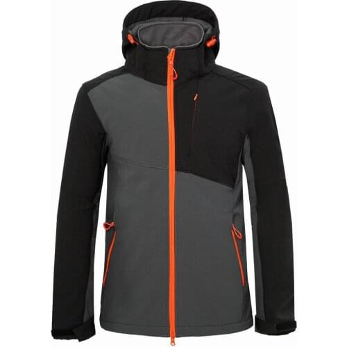 Light version of mens outdoor climbing sports jacket windbreaker soft shell jacket