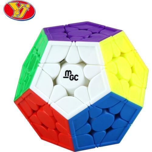YJ MGC 3x3 Megaminx Magnetic Cube Magic Cubo RuiHu Stickerless Stickers YongJun Speed Cube educational baby kids Puzzle Toys