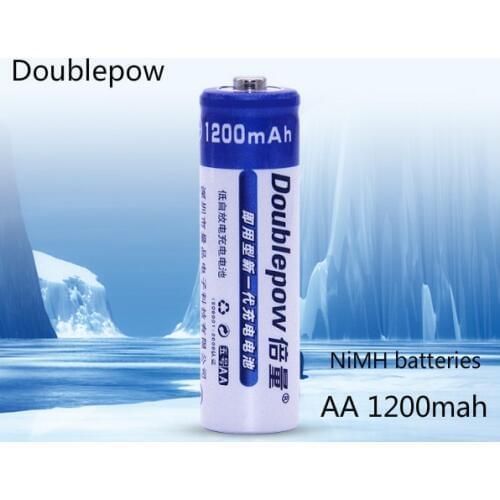 Doublrpow New 1.2 V 1200 mah AA rechargeable batteries, AA batteries, remote control, mouse, toys AA nickel cadmium battery