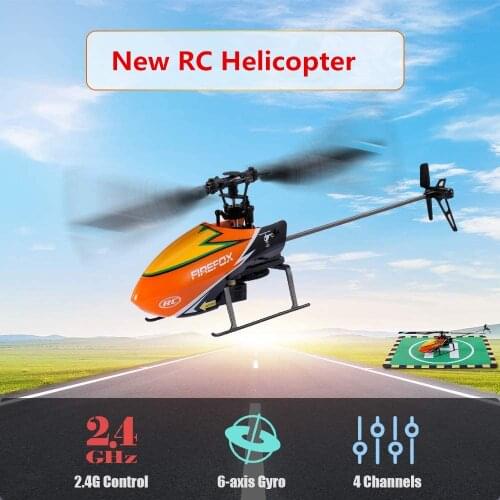 New 2.4Ghz Remote Control Helicopter 4 Channel 6-Axis Gyro Aileronless Helicopter Outdoor Toys Flying Time 15min