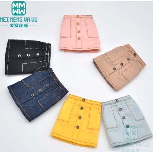 Blyth Doll Clothes fashion polka dot shirt, mini dress for 28-30cm Blyth Azone doll accessories