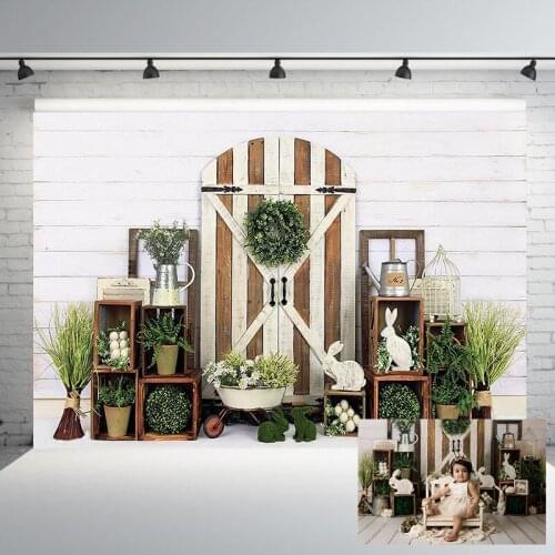 Easter Backdrop Vinyl Photography Backdrops Children Baby Shower Birthday Decoraion Photographic Backdrops For Photo Studio