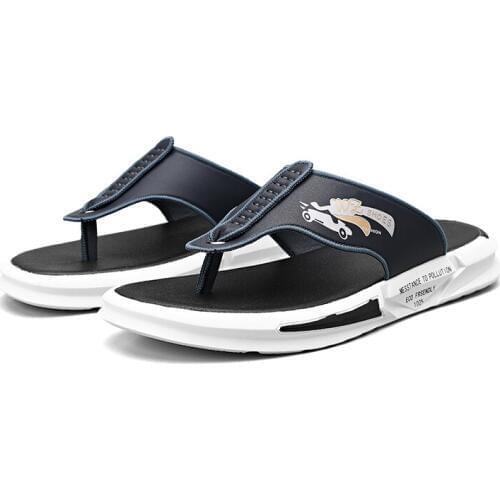 Beach man verano transpirables masculina rubber sandalia erkek en masculino cuir for sandals-men summer leather ete slide cuero