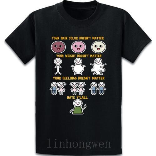 I Hate People Everyone You All Stupid Sarcasm Gift t shirt Novelty Customize Breathable Short Sleeve O Neck Cute Pictures