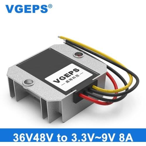 36V48V to 3.3V3.7V4.2V5V6V7.5V9V8A DC step-down power module car transformer