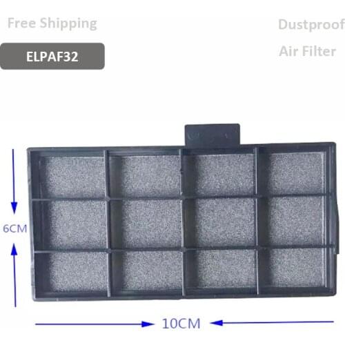 Projector Dustproof ELPAF32 Replacement Projector Air Filter Unit ELPAF32 for Projector EB-S02/X02/X12/S12/W12/X14/EB-C05S