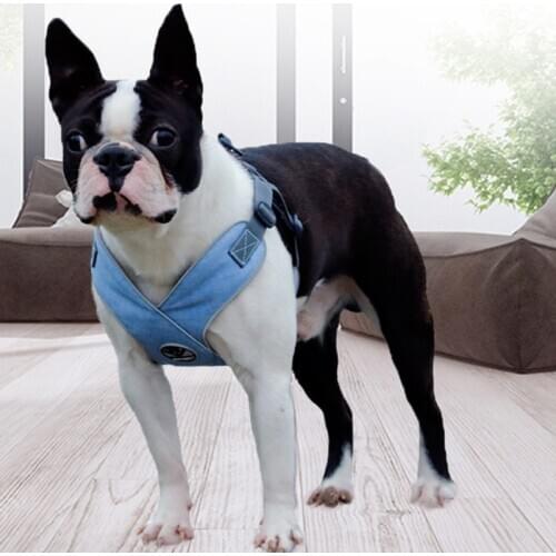 Adjustable Pet Harness Dog Vest Outdoor Safety Walking Supplies Dog Harness Reflective Breathable