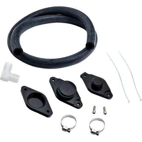 1pc Black Fit 2011-2017 For GM 6.6 6.6L LML Duramax Diesel PCV Reroute Kit Fittings Rubber Hose