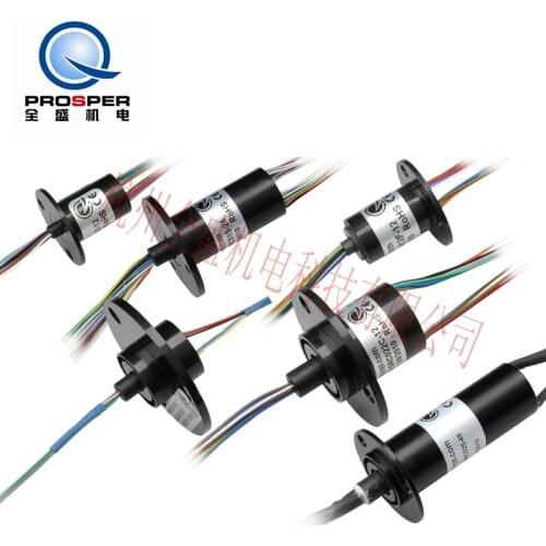 SRC022 Series Conductive Slip Ring 4,6,8,12,18,24,30,36 Channel Collecting Ring