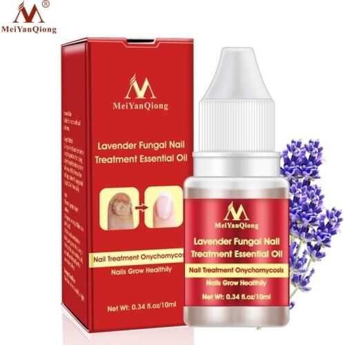 Dropshipping 10ml Nail Fungus Treatment Anti Fungal Toenail Repair Care Lavender Essential Oil SMJ
