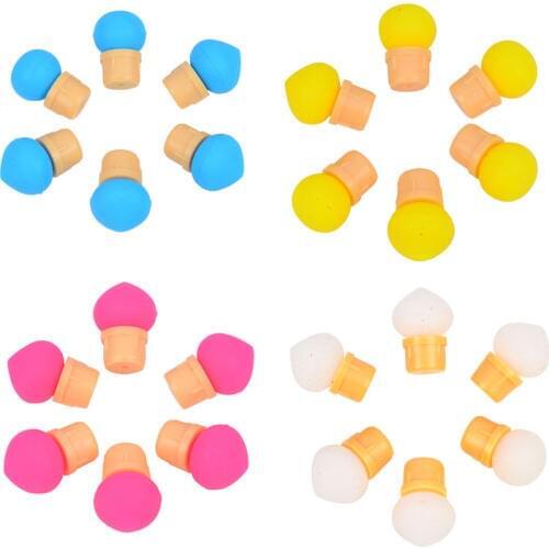 WUF 2PCS Pro Reusable Double Gradient Silicone Nail Art Decor Brush Replaceable Blooming Printing UV Gel Nail Silicone