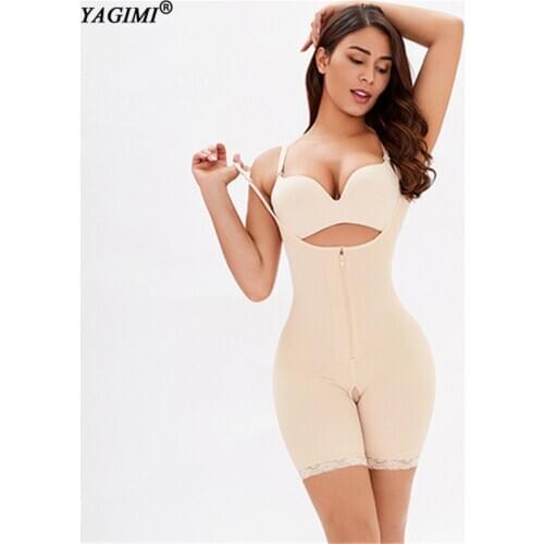YAGIMI Faja Reductoras Colombianas Post Surgery Slim Women Girdle Body Shaper Bodysuit Butt Lifter Shapewear Modeling Belt