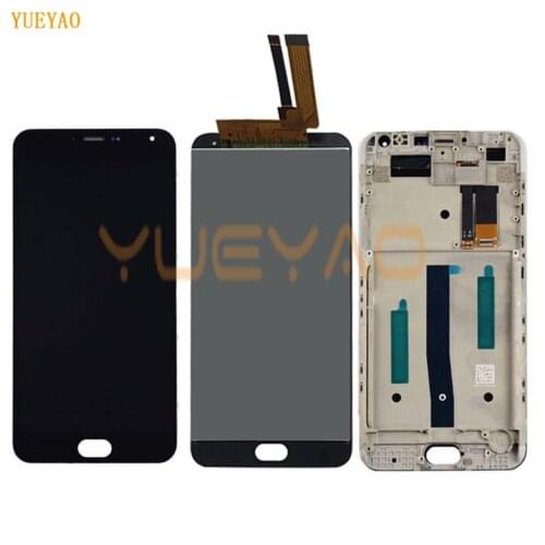 5.5'' LCD For MEIZU M2 Note LCD Display Touch Screen Digitizer with Frame For MEIZU M2 Note Display Meilan Note 2 Assembly
