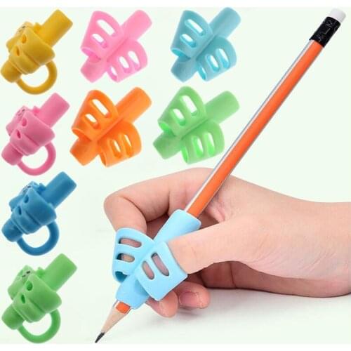 Corrective Primary And Secondary School ChildrenS Double Finger Set Pen Holder Learning Writing Tool Pen Education Stationery
