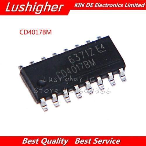 10PCS CD4017BM SOP CD4017 SOP16 CD4017BM96 SMD New Original