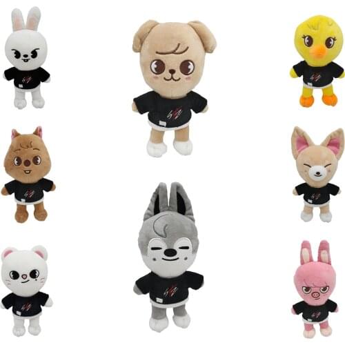 20cm Skzoo Plush Toys Stray Kids Cartoon Stuffed Animal Soft Comfortable Cartoon Dolls Birthday Gift For Children Plush Toys