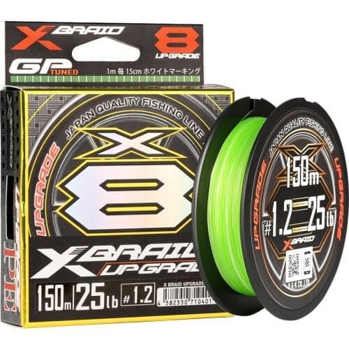 2020 YGK X BRAID X8 Upgrade Braid Fishing Line 8 Strands Multifiliment PE Line 150M 200M GP Tuned Japan Quality Fishing Tackle