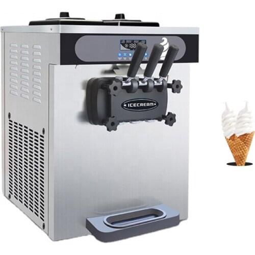 Soft Ice Cream Machine For Dessert Shop Ice Cream Makers Fully Automatic Ice Cream Machine 1800W