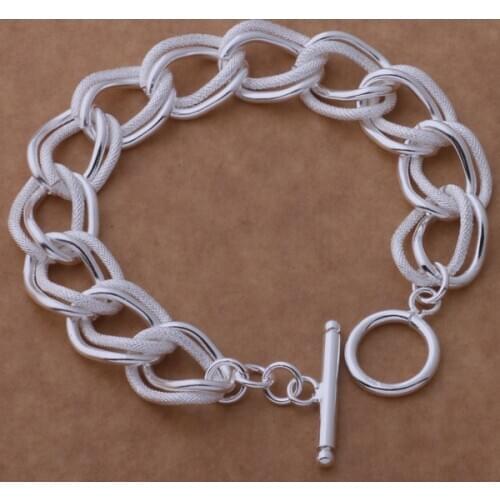 AH216 Wholesale Lucky Charm Gifts Bracelets For Women Fashion 925 Jewelry Honorable /eiuanaba Aldajcka