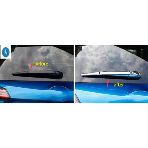 Yimaautotrims Accessories Rear Windshield Window Windscreen Rain Wiper Protection Cover Trim For TOYOTA RAV4 RAV 4 2014 - 2018