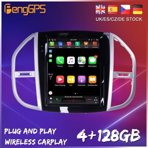 For Mercedes Benz Vito 3 W447 2014 -2020 Android PX6 Carplay Car Multimedia Player GPS Navigation Auto Radio Stereo DVD HeadUnit