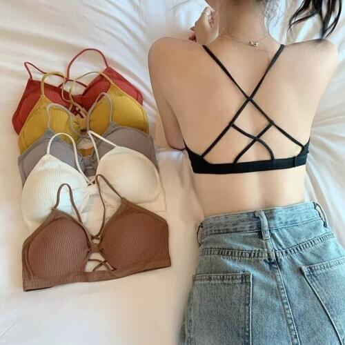 Women Bra Thin Seamless Wire Free Bralette Backless Seamless Bras For Women Sexy Underwear