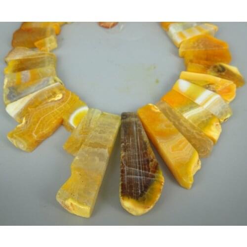 Druzy Yellow Slice Gems Stone Beads, Necklace Pendant, 2017 Freeship Finding,Super Popularity European Fashion Jewelry for Women