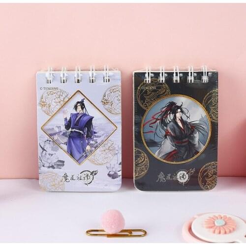 Anime Mo Dao Zu Shi Coil Daily Notebook Grandmaster Of Demonic Cultivation Mini Pocket Planner Notepads