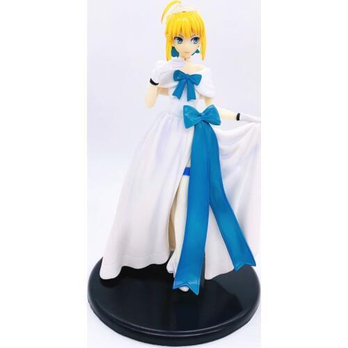 Fate Grand Order FGO Saber Heroic Spirit Dress Ver. PVC Action Figure Toys