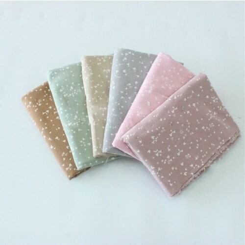 Floral Series Printed Cotton Double Gauze Fabric Breathable Pure Cotton Crepe Fabric DIY Quilting&Sewing Sleepwear Bathrobes