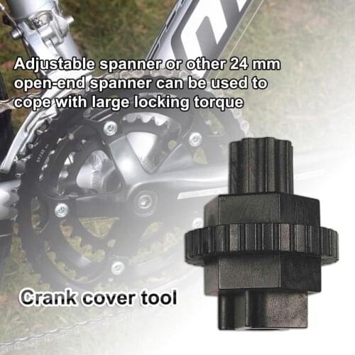 Black Crankset Removal Tool Crankset Removal Universal Anti-slid Small Practical Labor-saving Crank Puller for Mountain Bike
