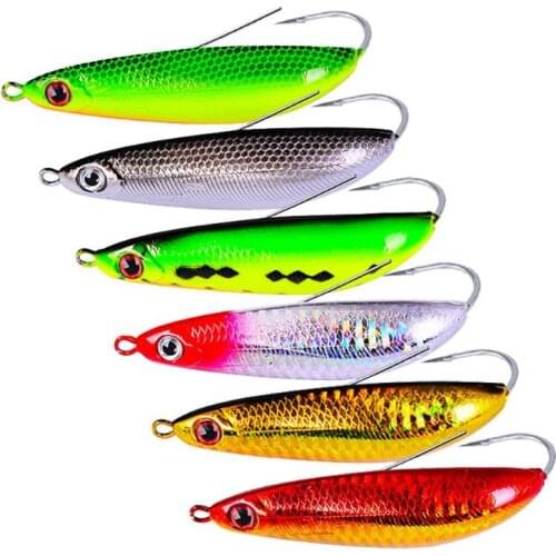 6pcs/set Pencil Plastic Fishing Lure 9cm 20g 3D Eyes Full Swimming Layer Artificial Baits Fishing Tackle Lures Bait Pesca