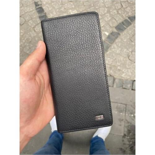 Karali Leather Phone Compartment The Kartlıkl Black Genuine Leather wallet