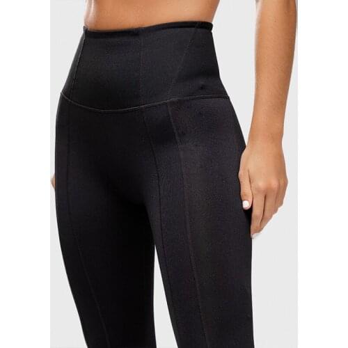 LZYVOO Leggings Push Up Gym Leggings Women Line Design High Waist Stretch Breathable Running Sports Fitness Pants