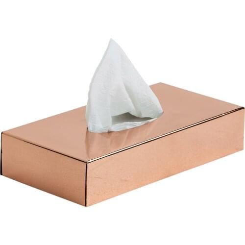 Hakart has been Copper Napkin Holder Rectangle 24x12x4,5 Cm